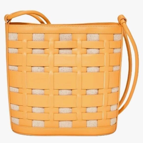 Spacious and Stylish Orange Weave Bag—Welcome Fall in Style ( NWT) - Picture 3 of 10